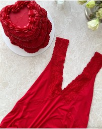UNE PIECE - Delicate Lace Trim V-Neck Nightie