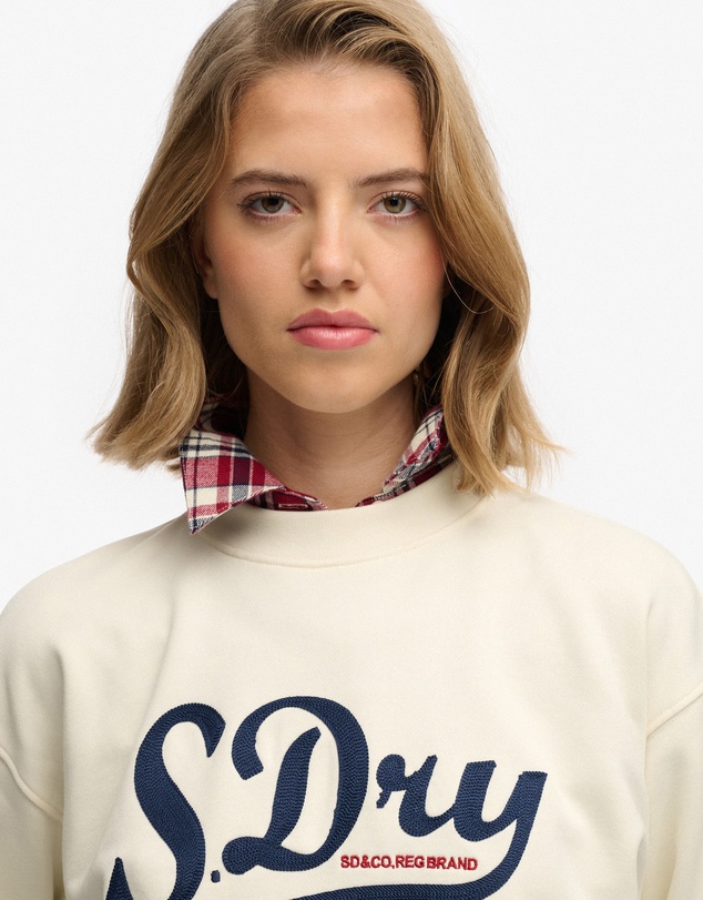 Superdry - Varsity Script Loose Crew