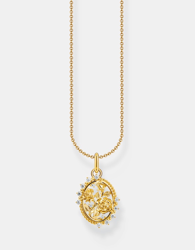 THOMAS SABO - Romance Necklace with Rose pendant
