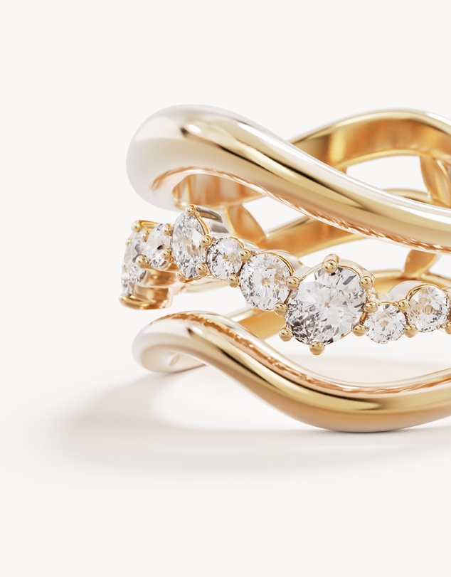 By Charlotte - In the Stars Ilusion Ring