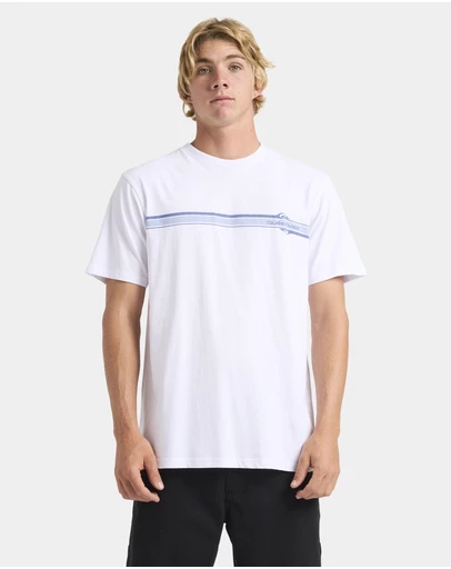 Quiksilver - Mens Line Up Stripe T-Shirt