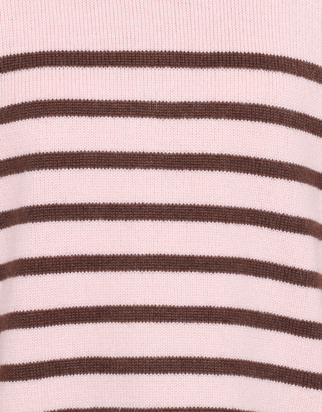Petal & Pup - Eleanora Striped Knit Pullover Sweater - Pink