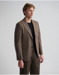 Oxford - Blake Wool Blend Peak Lapel Blazer