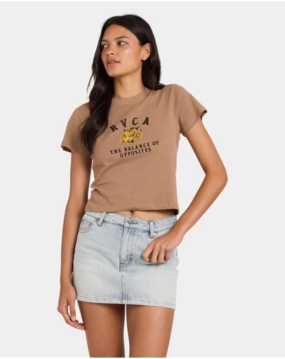 RVCA - Womens Natures Force 411 T-Shirt