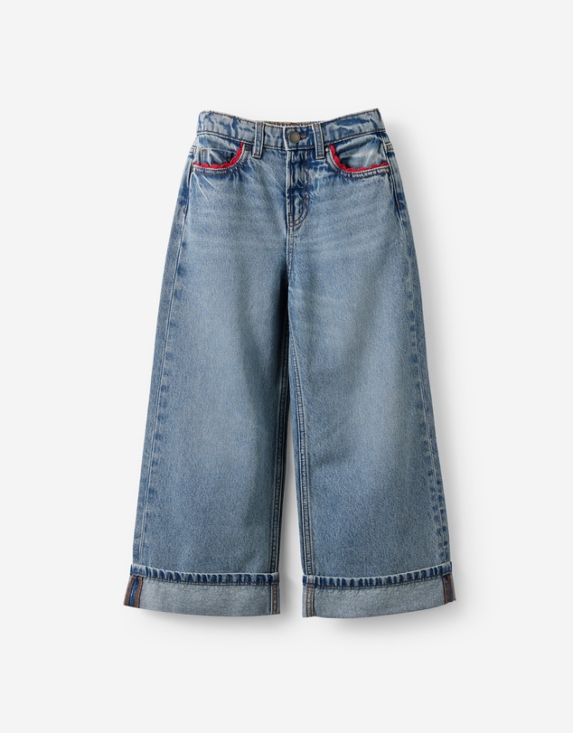 Cotton On Kids - Super Wide Leg Denim Jean