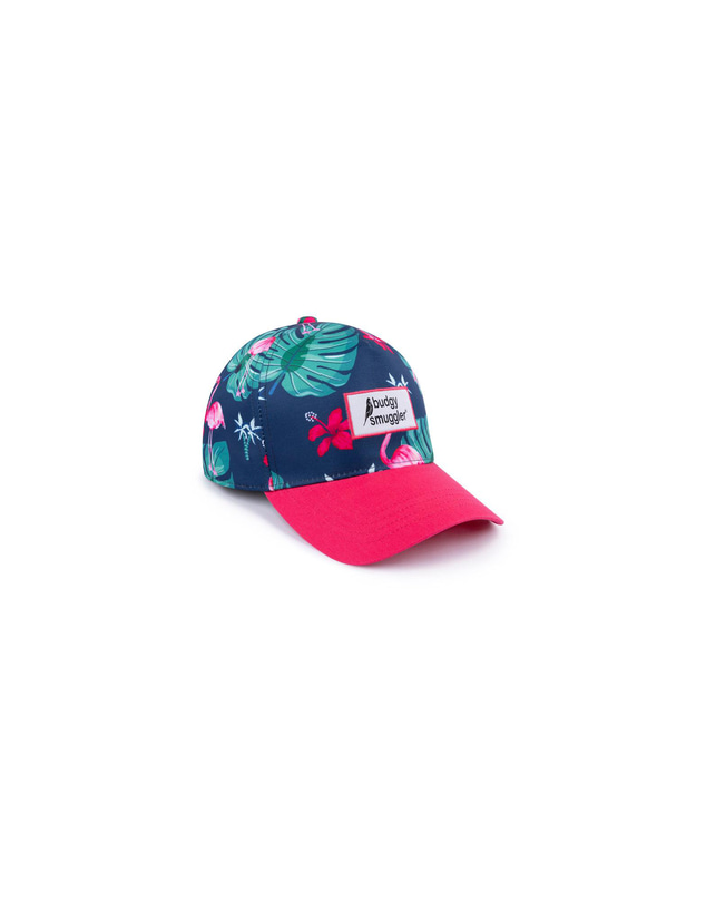 Budgy Smuggler - Kids Cap in Flamingos