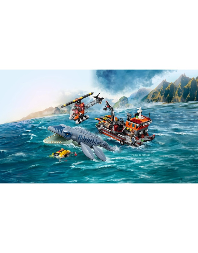 LEGO - 77983 Mosasaurus Dinosaur Boat Attack