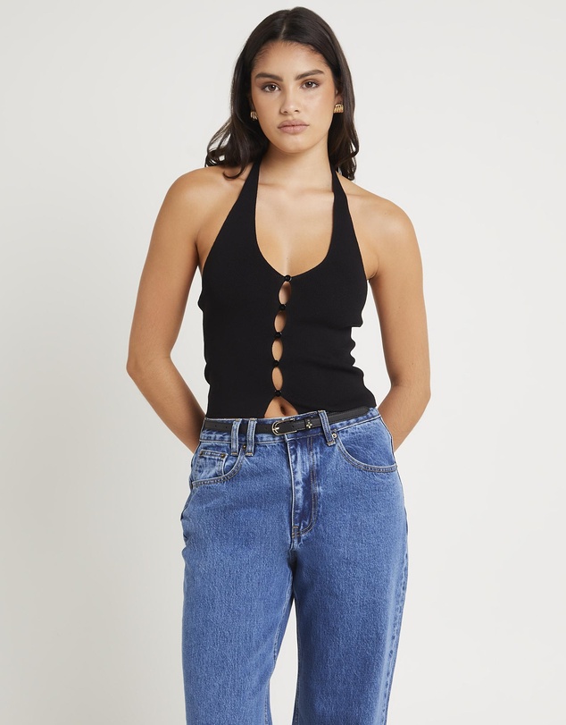Alice In The Eve - Kaia Keyhole Halter Top
