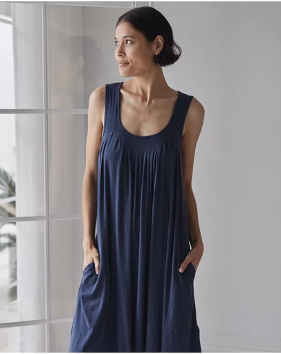 Papinelle - Kate Modal Soft Pleat Front Maxi Nightie