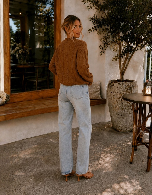 Esther & Co - Hadi Knit - Cinnamon