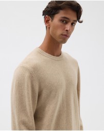 AERE - Premium Wool Crew Neck Knit Jumper
