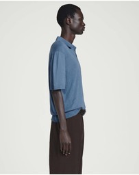 COS - Knitted Linen Polo Shirt