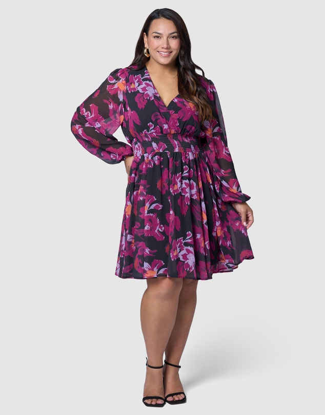 Pink Dusk by Curve Project - Ravished Mini Dress