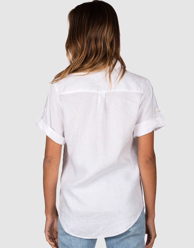 CAMIXA - FEBE Short Sleeve Linen shirt
