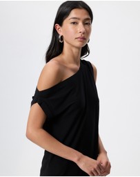 Norma Kamali - Drop Shoulder Top