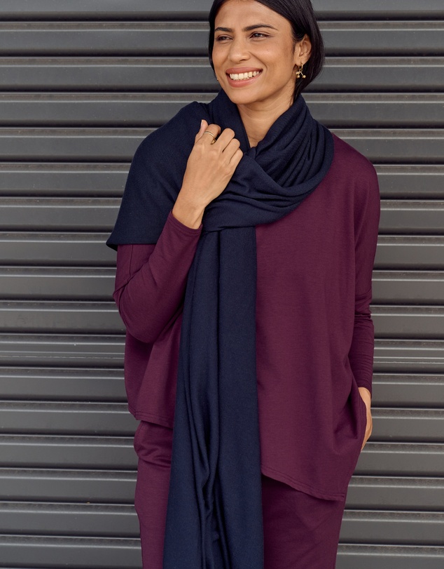 Bamboo Body - Bamboo & Recycled Cashmere Wool Travel Wrap 