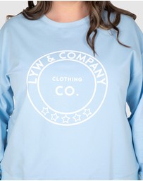 Love Your Wardrobe - LYW & Co Print Sweat Top