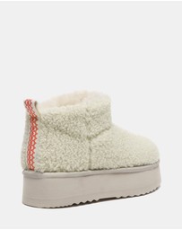 EVERAU - EverAU Ugg Ultra Platform Teddycozy Faux Fur Upper UGG Boots