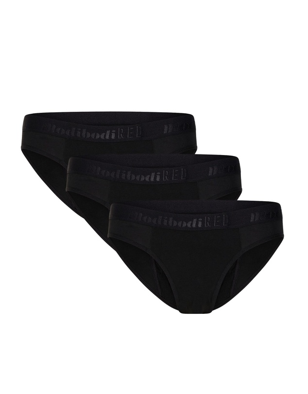 Modibodi - Teen Hipster Period Underwear Bikini Moderate Absorbency 3 Pack