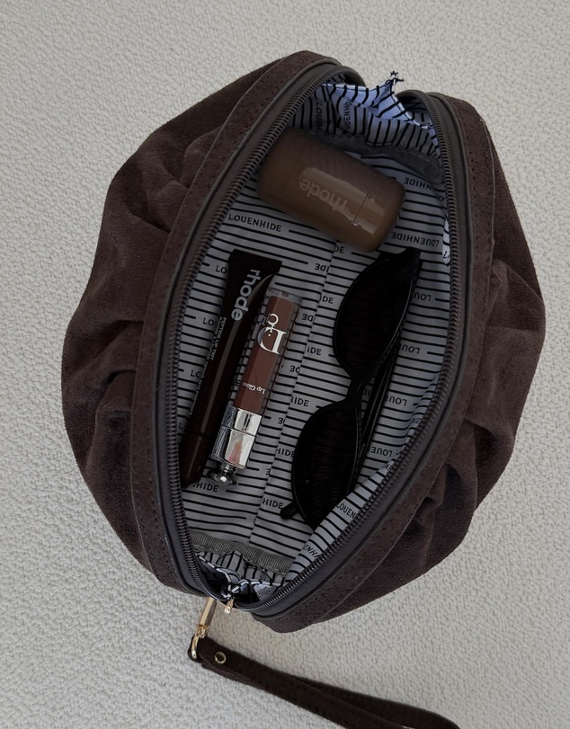 Louenhide - Sarski Suedette Makeup Bag
