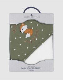 Living Textiles - Jersey Hooded Towel - Forest Retreat