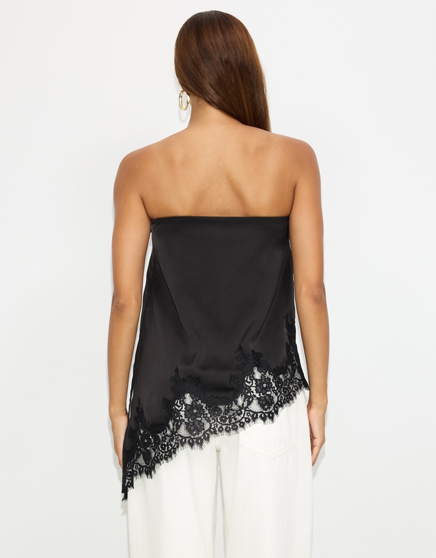 Dazie - Rhode Lace Asymmetric Top