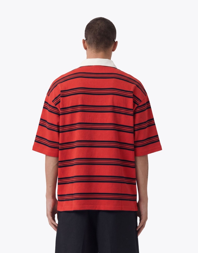 Zanerobe - Box Crop Polo Red/Navy
