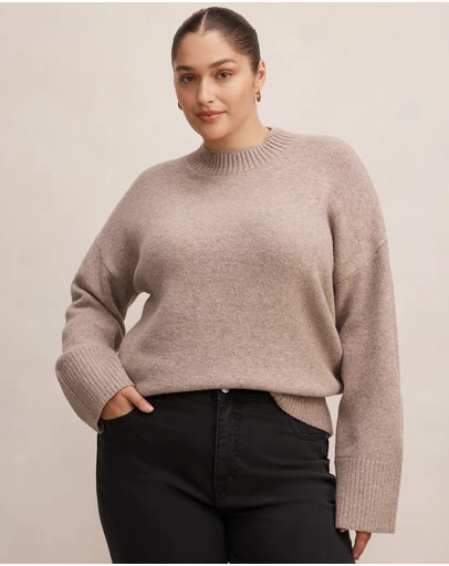 Forever New Curve - Kerrie Curve Relaxed Sweater