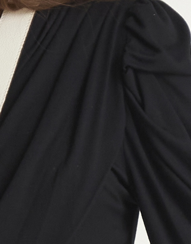 Zerafima - Jersey Gathered LS Top