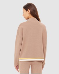The Upside - Veneto Carter Knit Zip Top