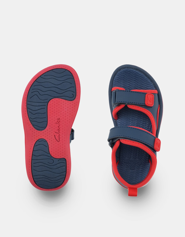 Clarks - Kade Red/Navy