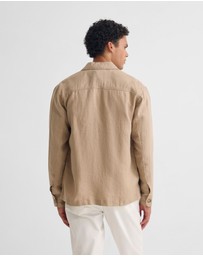 Oxford - Adem Linen Zip Bomber