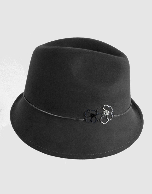 Max Alexander - Felt Black Trilby Hat