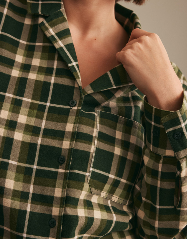 Resting - Double Brushed Flannelette Nicko Long Sleeve Shirt