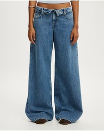 Cotton On - Low Rise Wide Jeans
