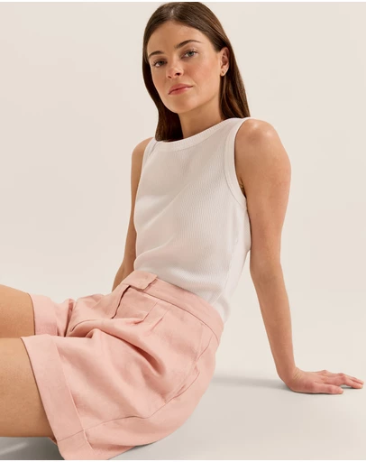 Review - Celine Linen Shorts