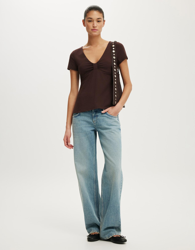 Cotton On - Reece Short Sleeve Babydoll Tee