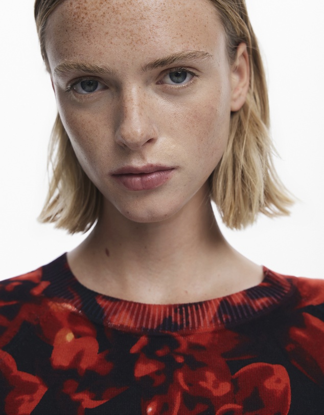 Desigual - Lightweight floral sweater