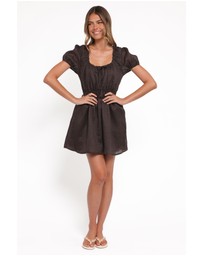 Petal & Pup - Arista Mini Dress - Espresso