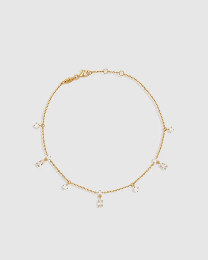 By Charlotte - No Rain, No Flowers Anklet