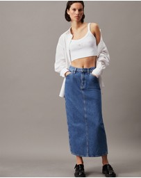 Calvin Klein Jeans - Ribbed Monogram Logo Bralette