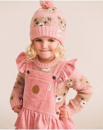 Huxbaby - Classic Tiered Cord Pinafore - Babies-Kids