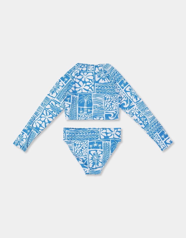 Roxy - Girls 8 to 16 Surfenirs Crop Long Sleeve Rash Vest