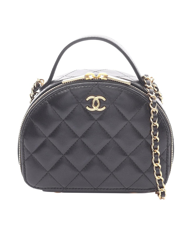 Pre-Loved by Azura Reborn - Pre-Loved CC Quilted Lambskin 23C Top Handle Clutch