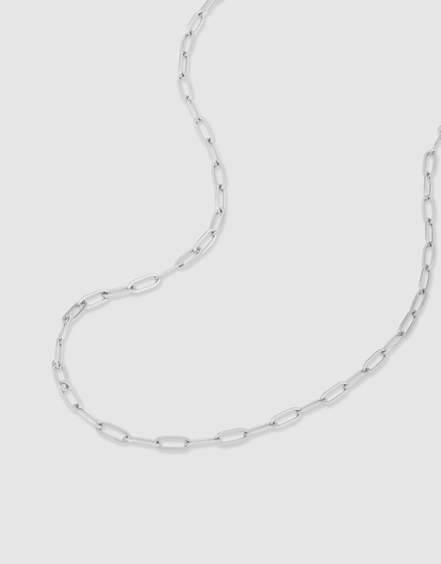 Wanderlust + Co - Petite Harper Silver Essential Chain Necklace