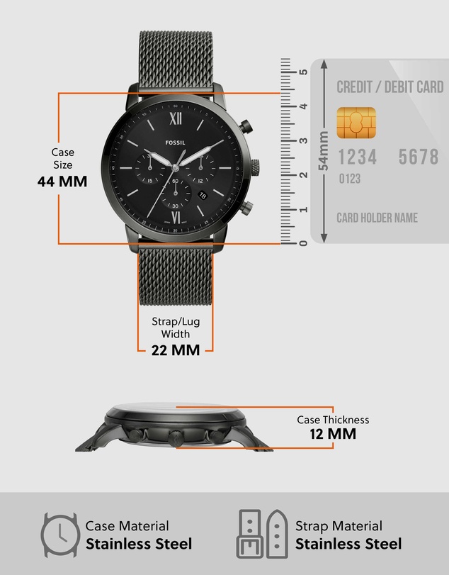 Fossil - Fossil Neutra Smoke Watch FS5699