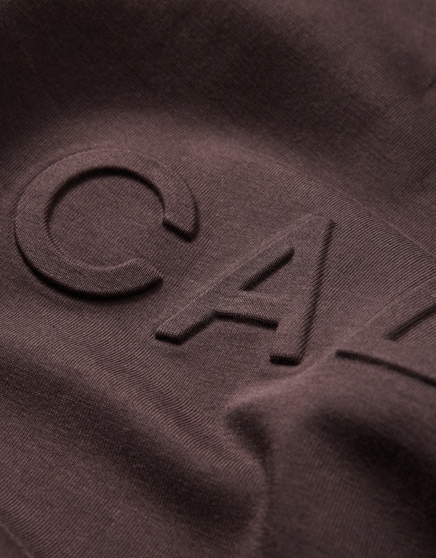 Calibre - Relaxed Fit Logo Sweat T-shirt Mocha