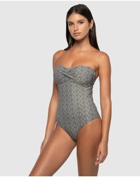 Nip Tuck Swim - Tintilating Tile Jacinta Multifit Bandeau One Piece