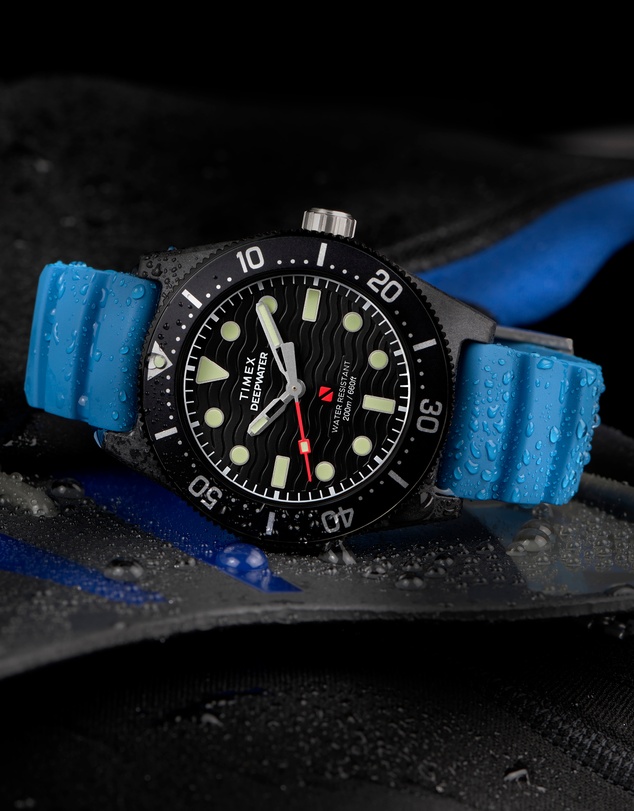 TIMEX - Deepwater Reef 200 43mm Synthetic Rubber Strap Watch