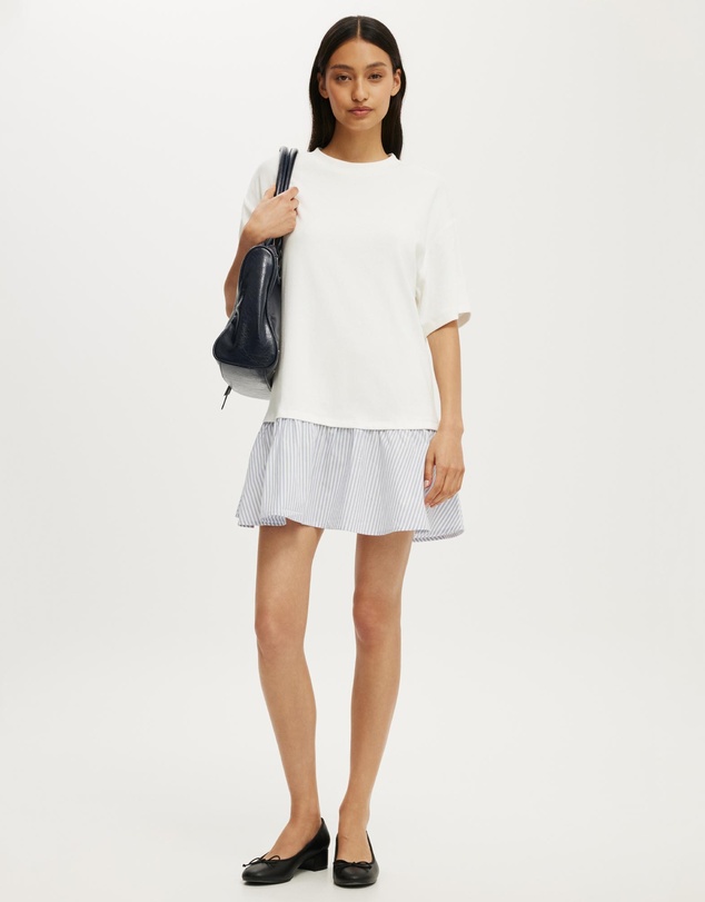 Cotton On - Tilly Layered T-Shirt Dress